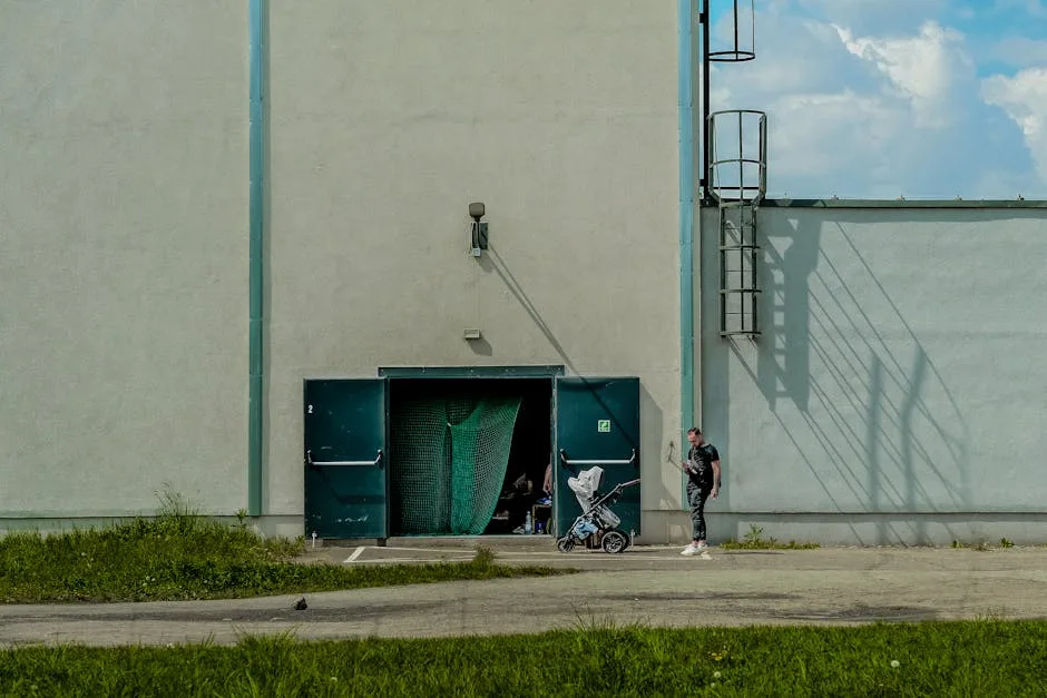 childcare building entrance